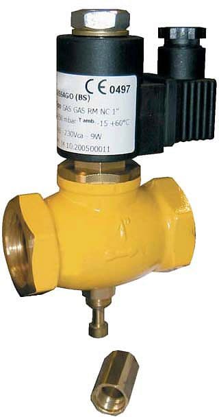 VANNE PROPANE MAGNETIQUE NF MANUEL 5/4"FF 0,5B