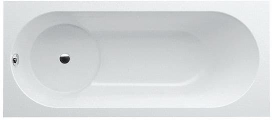 BAIN QUARYL LIBRA V&B + PIEDS 180-80CM BLANC