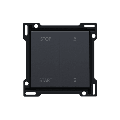 Set de finition pour interrupteur pour volets à verrouillage électrique, couleur anthracite coated
