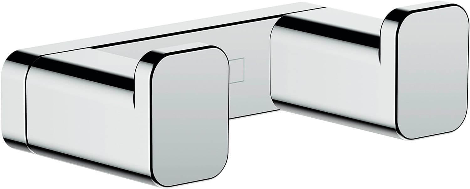 PORTE-MANTEAU DOUBLE ADDSTORIS Q HANSGROHE CHROME