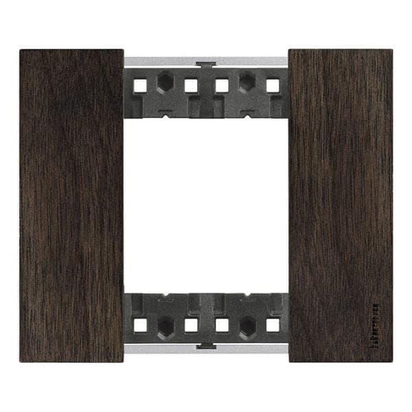 LNow plaque 2 modules Walnut pour support référence K4702