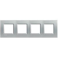 LivingLight - plaque rectangulaire 4 x 2 modules 71mm Tech