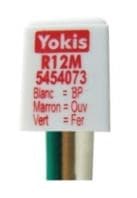 R12M - interface pour boutons - poussoirs doubles (boîte de 5)