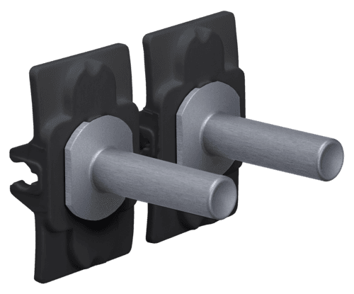 Ensemble Niko Toggle pour des fonctions de commutation double, couleur alu blue grey