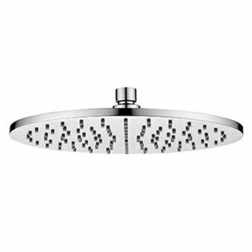 Zucchetti Pan laiton pomme de douche jet fixe D300mm épaisseur 8mm Noir mat lisse
