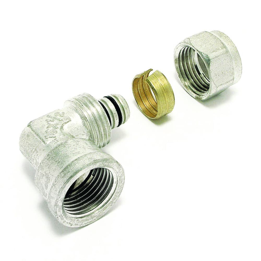 Comap Turboskin coude 90° multicouche Multiskin raccord compression 20-1/2"F