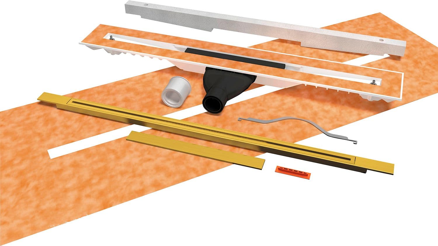 CANIVEAU CARRODRAIN TWIGGI XS LOW GOLD 80-110CM