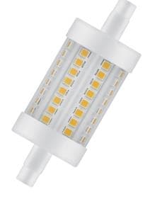 Lampe Led line spéciale double culot 78mm 75 8W 827 R7s