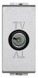 Pises TV - diamètre 9,5mm mâle - 1 module - Light tech