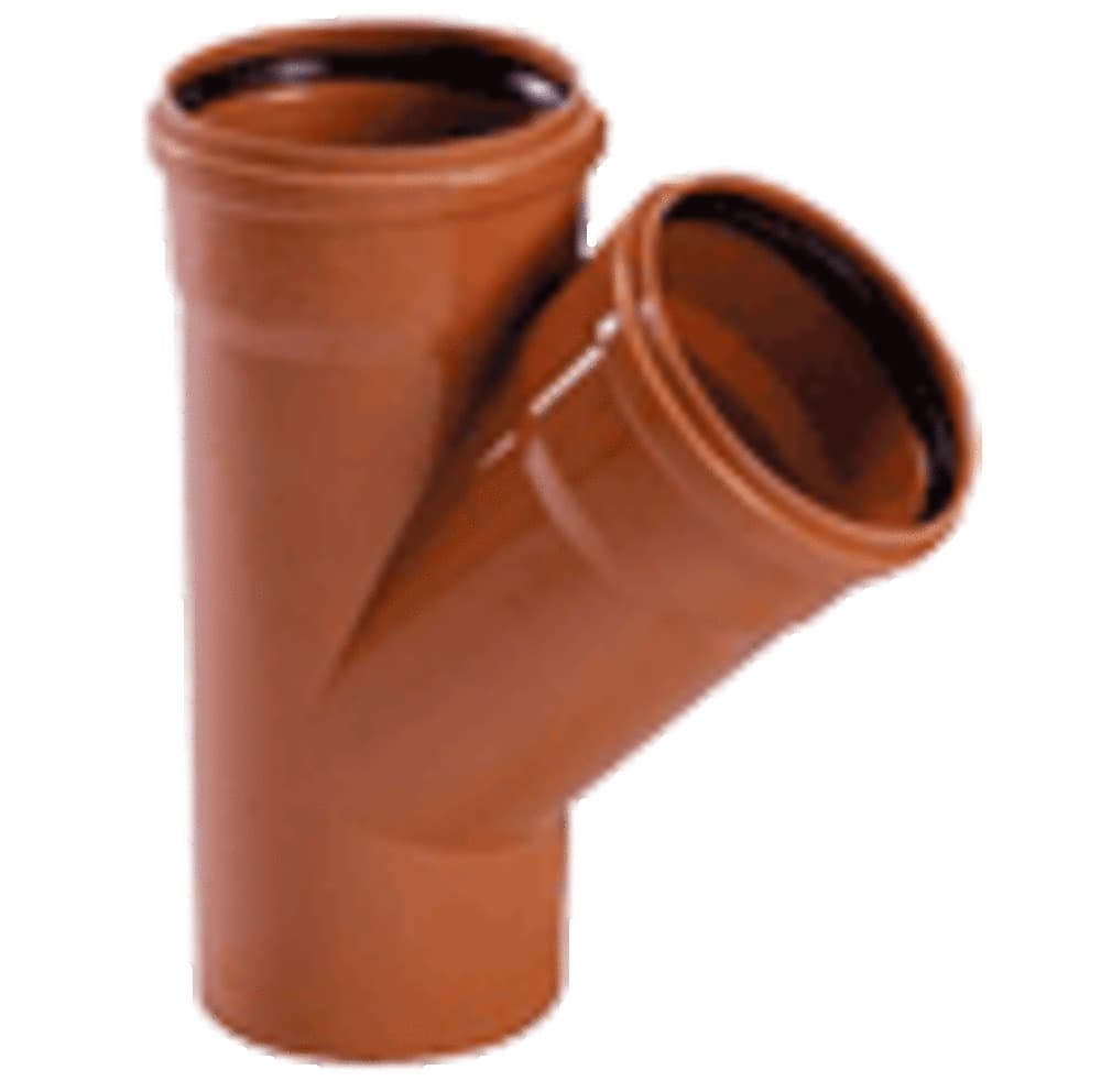 Kabelwerk Eupen Eucarigid-REGRB SN4 accessoires égout PVC té 45° D 160 mm brun