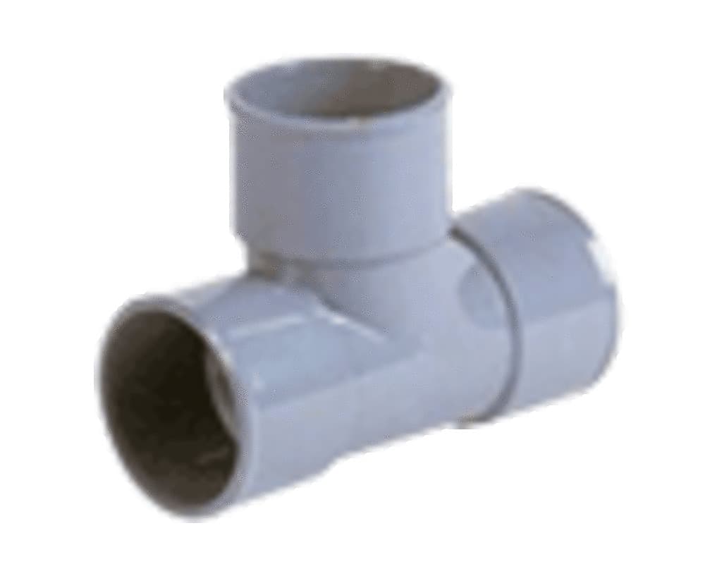 Nicoll raccord à coller PVC Té pied de biche 87,3° FF D 40 gris