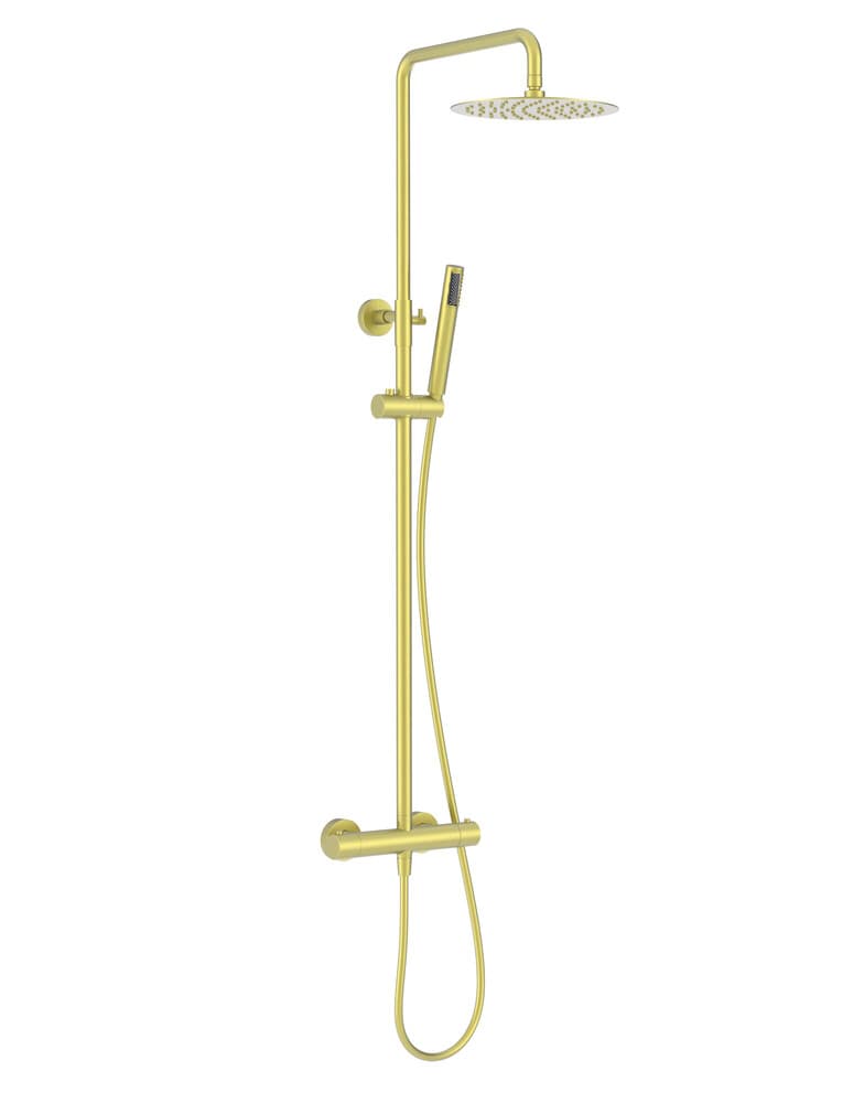 GO Van Marcke Verona système de douche thermostatique or brossé