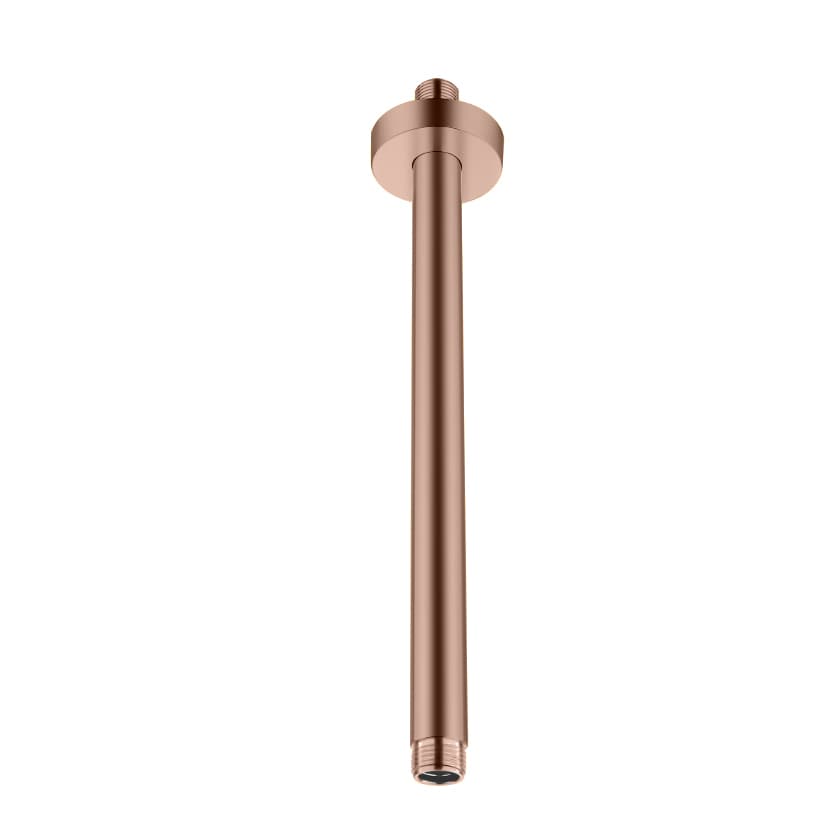 RAINSHOWER BRAS DE DOUCHE PLAFOND - UNIVERSEL - 30 CM - CUIVRE BROSSÉ