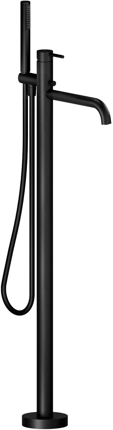 MITIGEUR BAIN LIBRE LIVE NOBILI SANS PIECE ENCASTRE NOIR MAT