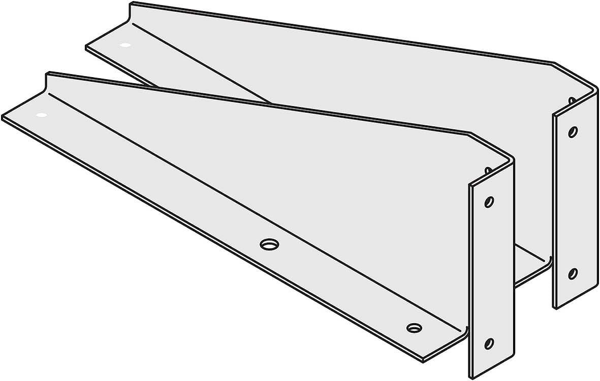 PIED DE SUPPORT (SET DE 2 PIECES) POUR MONTAGE DOS A DOS CHAUDIERES ECOTEC EN CASCADE VAILLANT