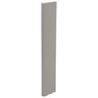 Couvercle pour gaine vertical 1M 190 x 38 Ral 9010