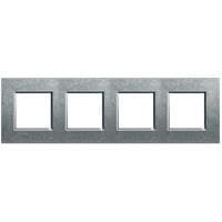 LivingLight - plaque rectangulaire 4 x 2 modules 71mm Native