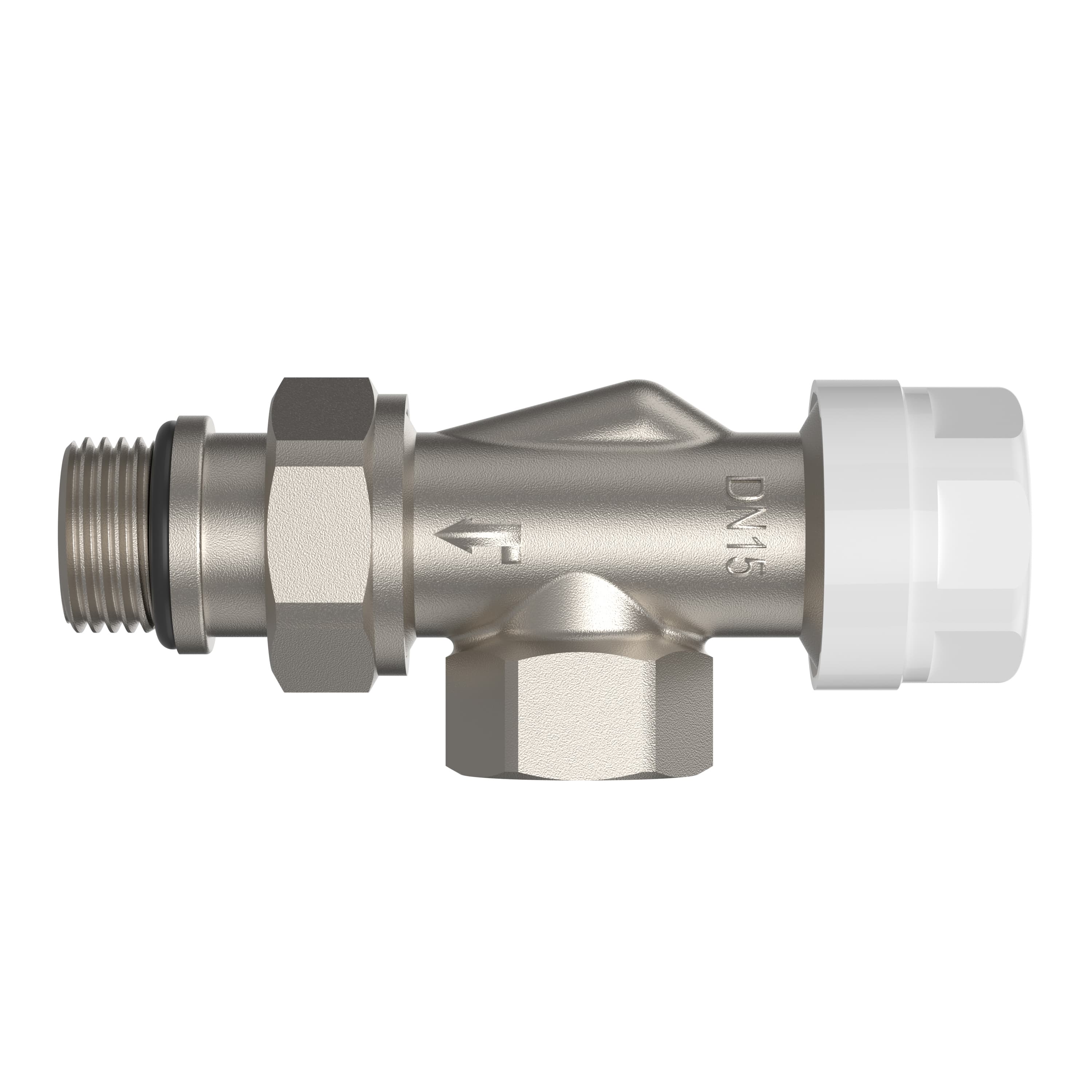 BELRAD ROBINET DE RADIATEUR – THERMOSTATIQUE – ÉQUERRE INVERSÉ – M30 – 1/2" MF