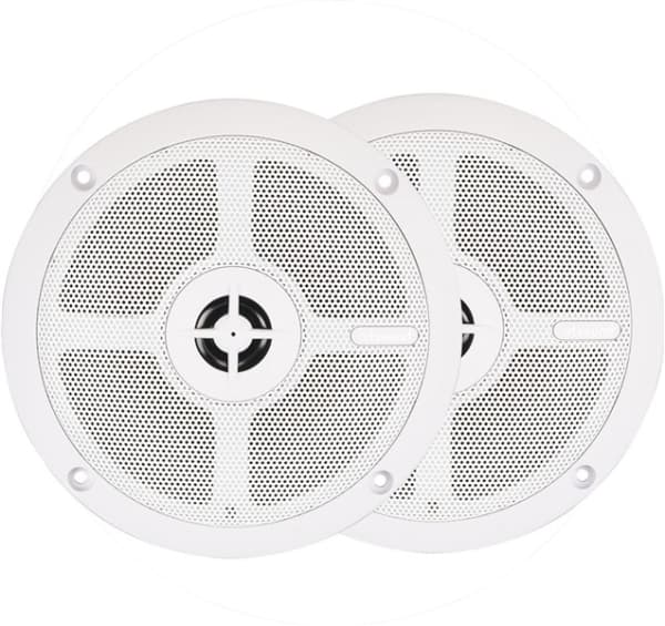 MDC6.2 W, enceinte encastrable, rond, Blanc (2 pièces)
