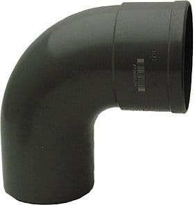 COUDE PVC GRIS FONCE EEP ROND 87° 100MM