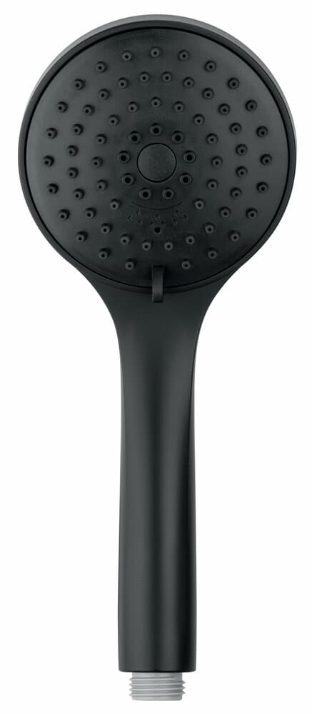 Van Marcke Nero douchette à mains 3jets D100mm anti-calcaire rond noir mat