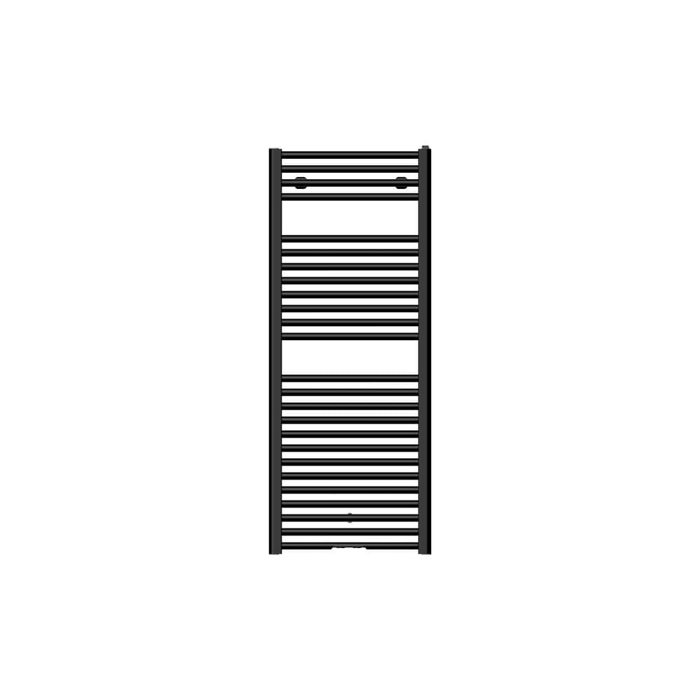 Toronto 120/050 radiateur sèche-serviettes - H 1248 x L 500 - 588W - noir mat