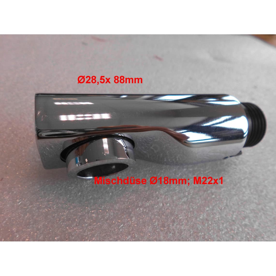 02269 Bec verseur, Ø 28,5 mm, chromé, par ex. pour 79710