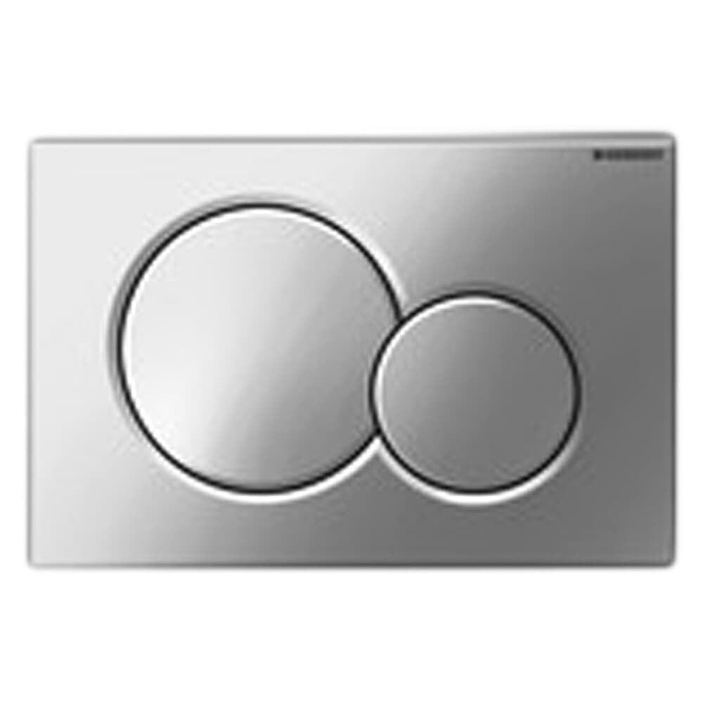 Geberit Sigma01 plaque de commande ronde pour réservoir de chasse encastré chrome mat