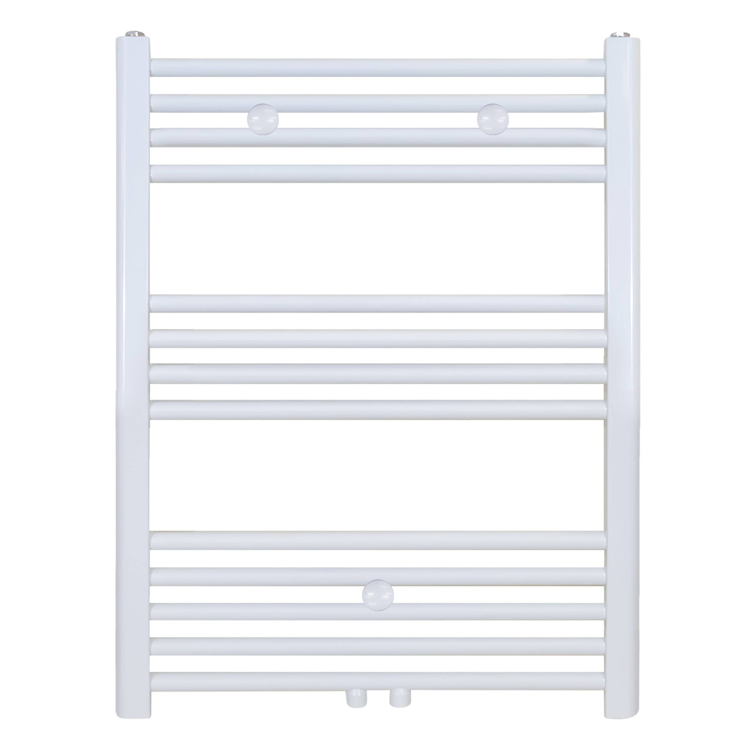 BELRAD SÈCHE-SERVIETTES - RACCORDEMENT GAUCHE-DROITE/CENTRAL - 352 WATT - 800X500CM - BLANC BRILLANT