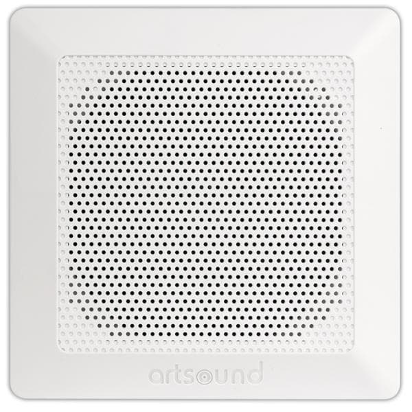 Dc84, waterproof, haut-parleur encastrable 2 voies, carrée, 100W, Blanc (2 pièces)