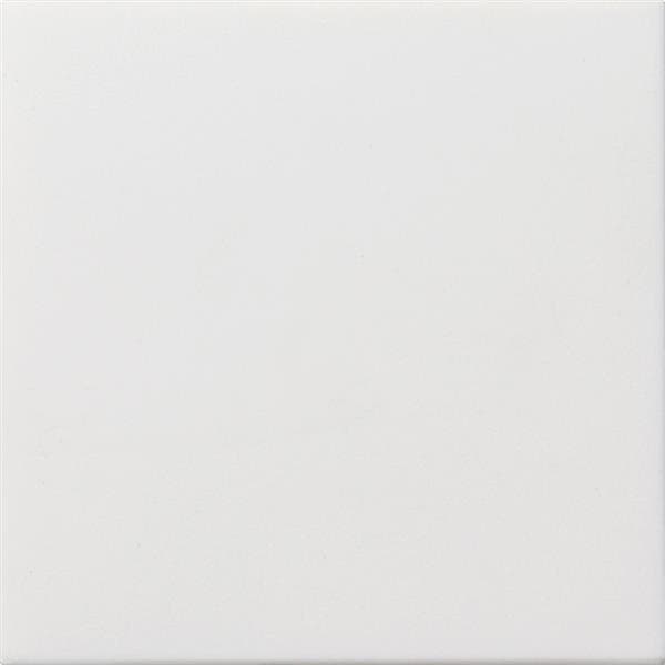 Cache borgne avec anneau de support Blanc brillant uniquement pour fixation par vis.
