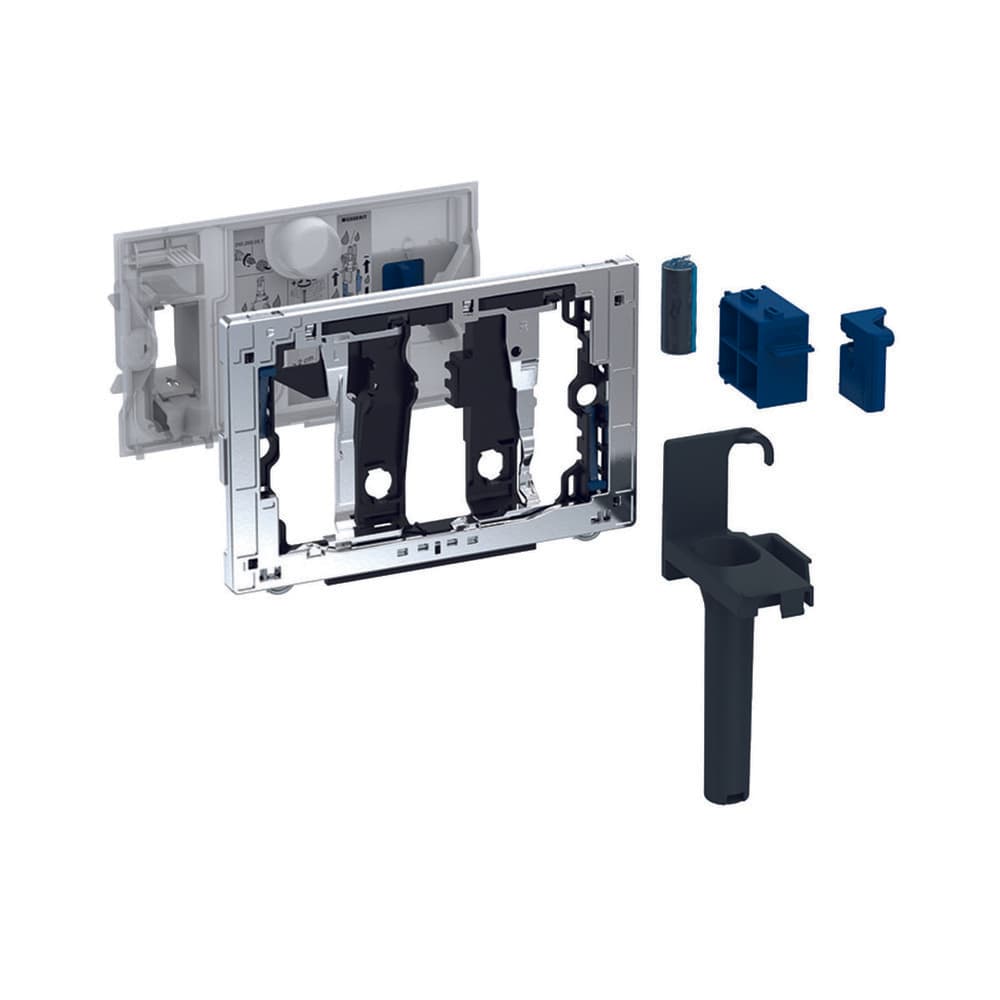Geberit tiroir bâton nettoyage réservoir WC encastrer Sigma 12cm chromé brillant