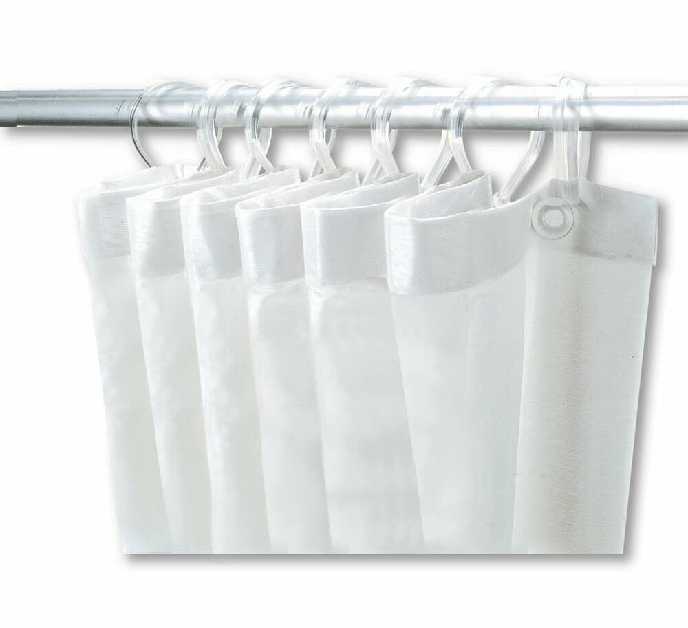 Delabie rideau de douche 1800mmx2000mm PVC blanc