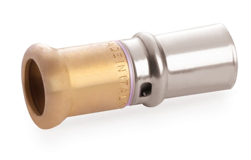 SYSTEMPEX raccord droit tube PEX-Alu transition Cu Mprofil D20-22