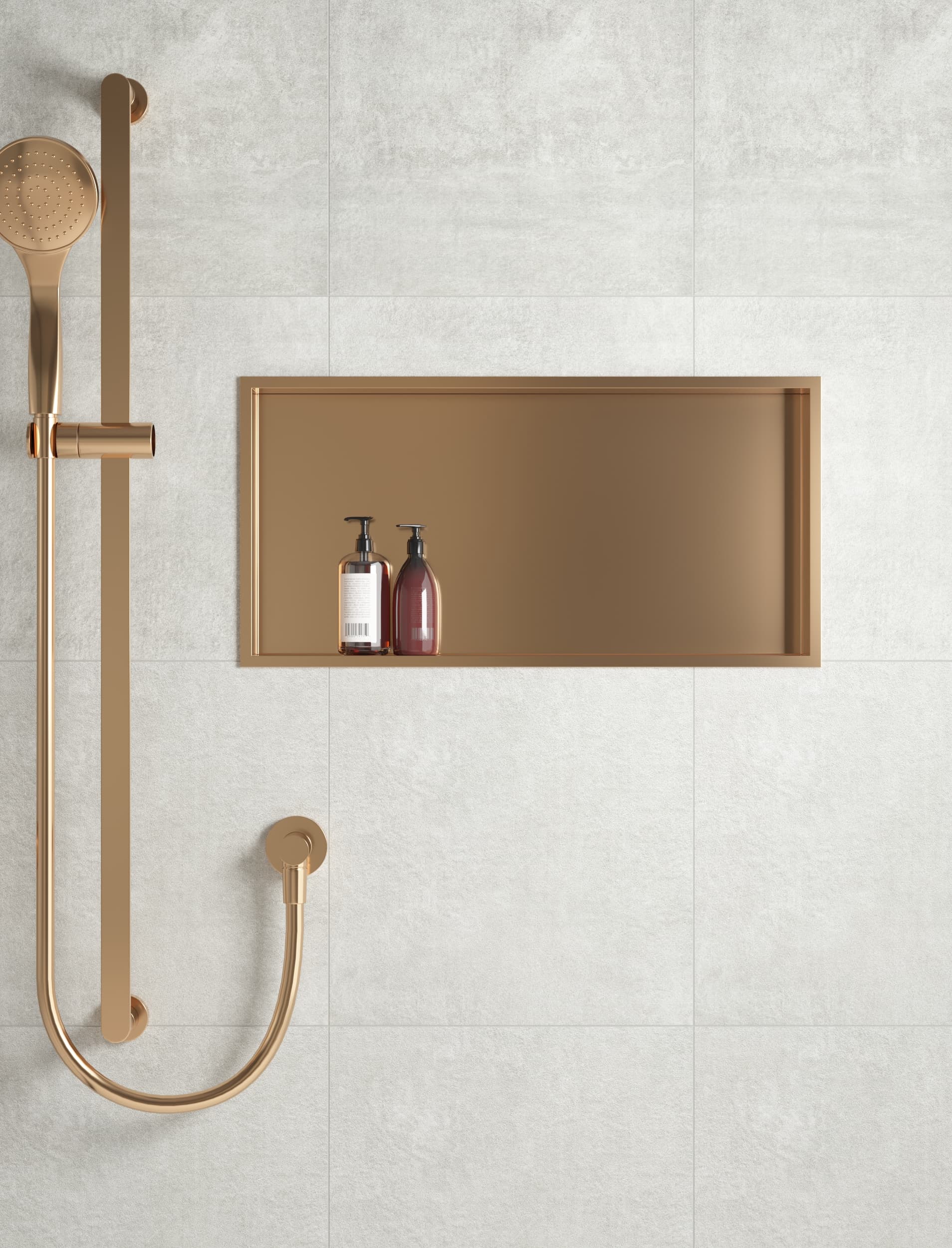 ALONI NICHE ENCASTRÉE (300X600X70MM) - CUIVRE BROSSÉ