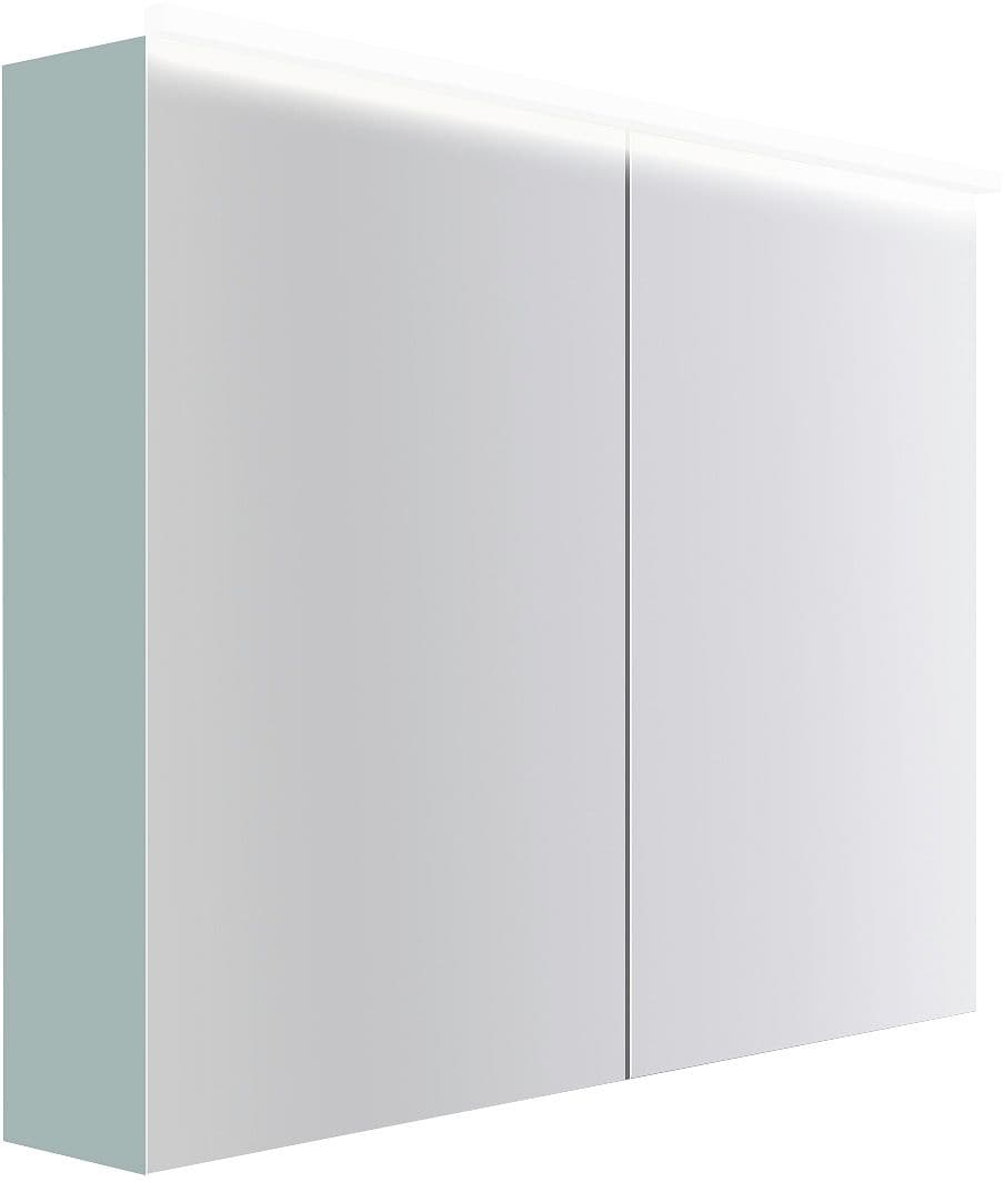 ARMOIRE TOILETTE COFFEE 2 PORTES 1000MM 4250K BLEU AZUR DOUX MAT
