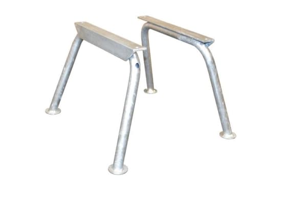 2 supports galvanisés