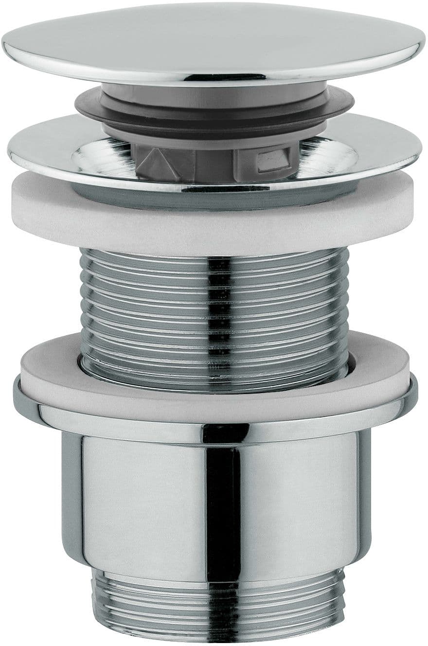 CLIC CREPINE LONGUE NOBILI 5/4" RONDE SANS TROP-PLEIN CHROME