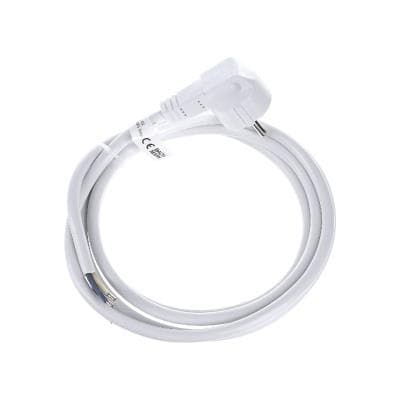 Cordon H05VV-F 3G1.5 - Blanc - 5m
