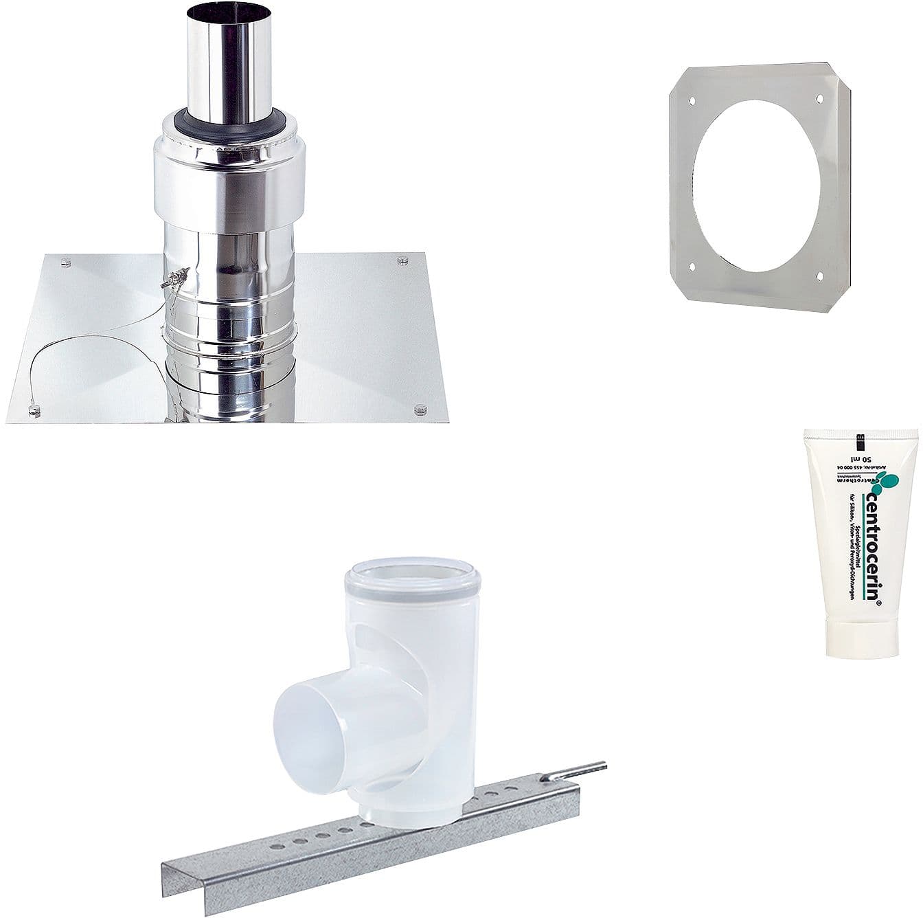 CASCADE SET RACCORDEMENT TUYAU PP 200MM UBBINK