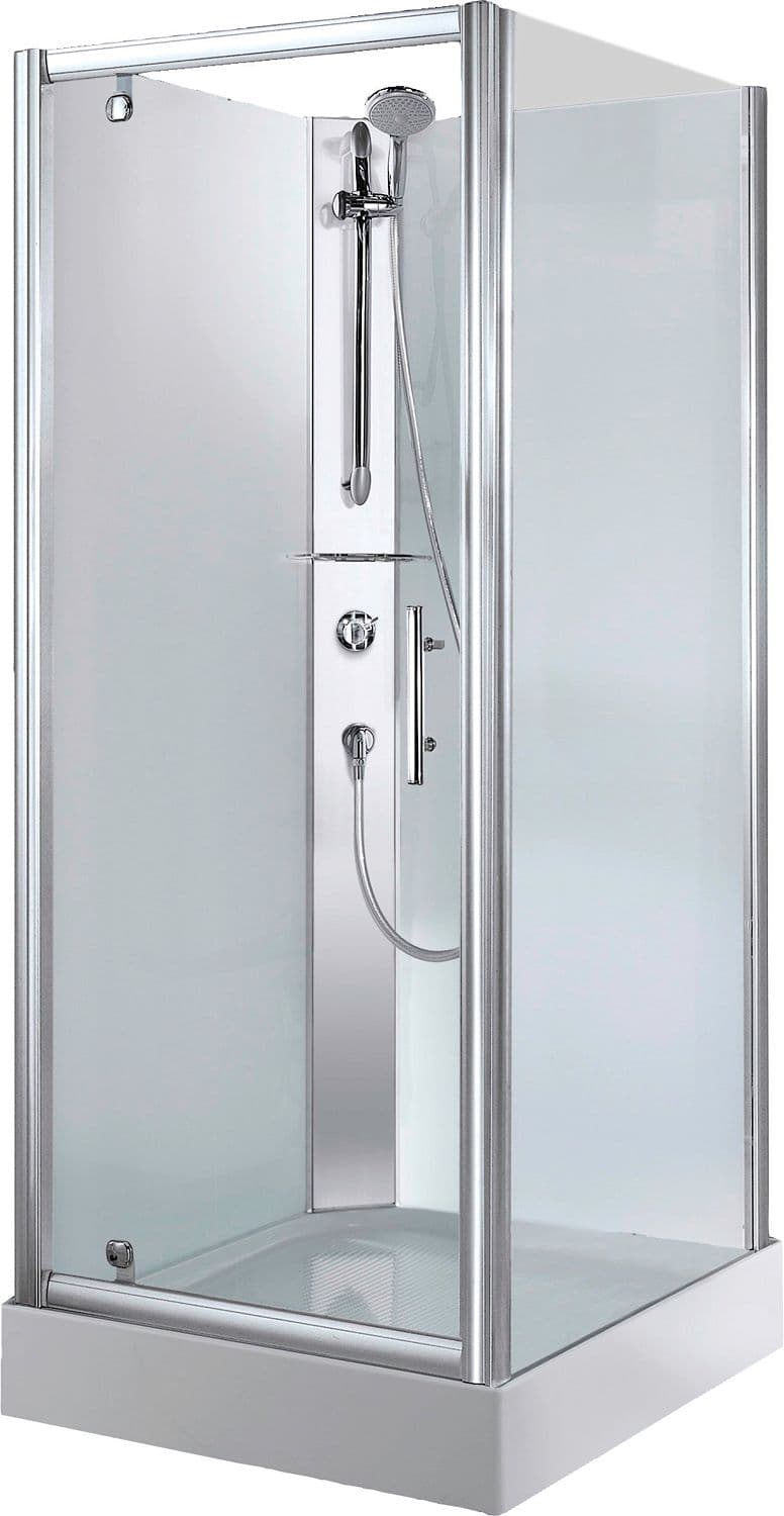 CABINE DOUCHE DESCO COLLECTION 90-90 + THERMOSTAT A ENCASTRER PAROI DE VERRE
