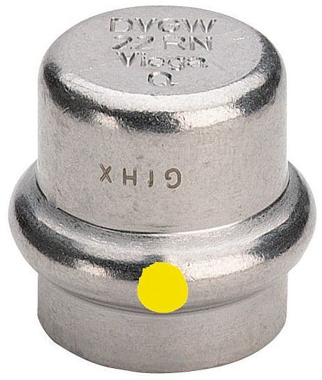 BONNET 22MM SANPRESS INOX GAZ VIEGA