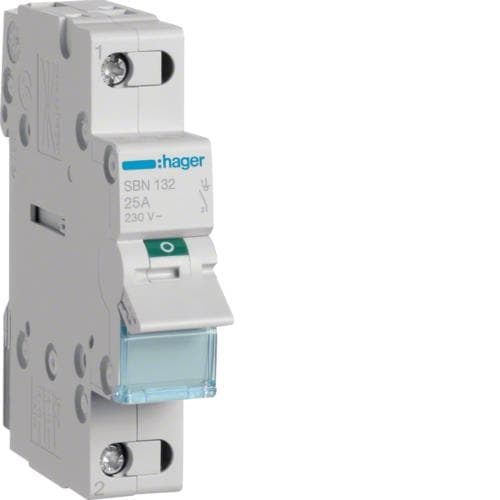Interrupteur modulaire 1 pôle 32A