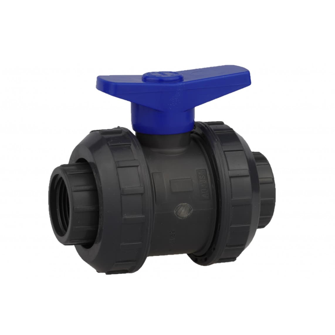 984820955 PVC robinet à sphère, 1" F x 1" F, pour PEHD/socarex