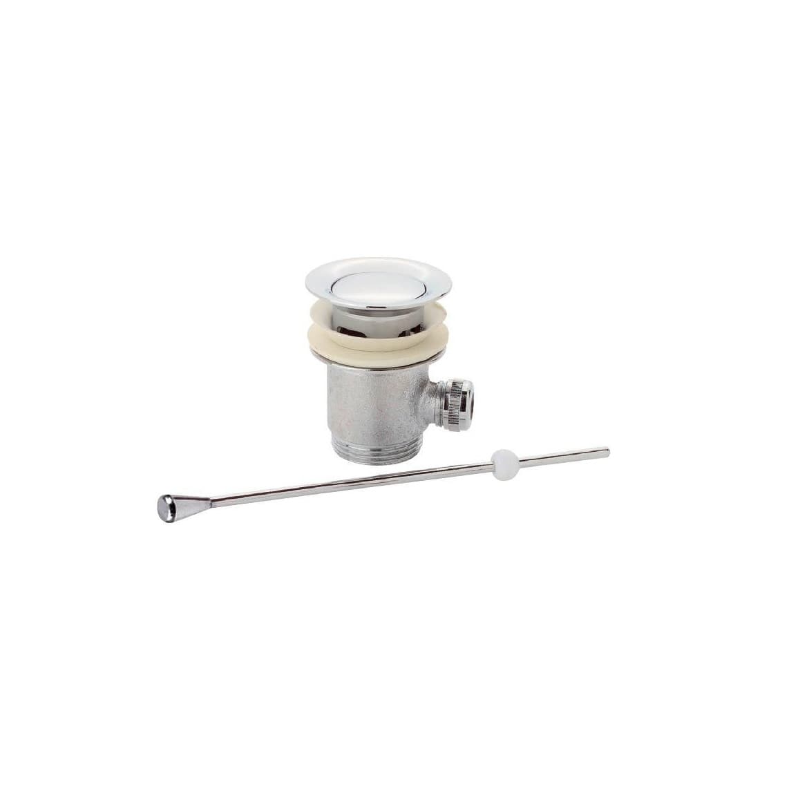 986445013 Levier à bascule bonde excentrique, chromé, 1 1/4", pour lavabo