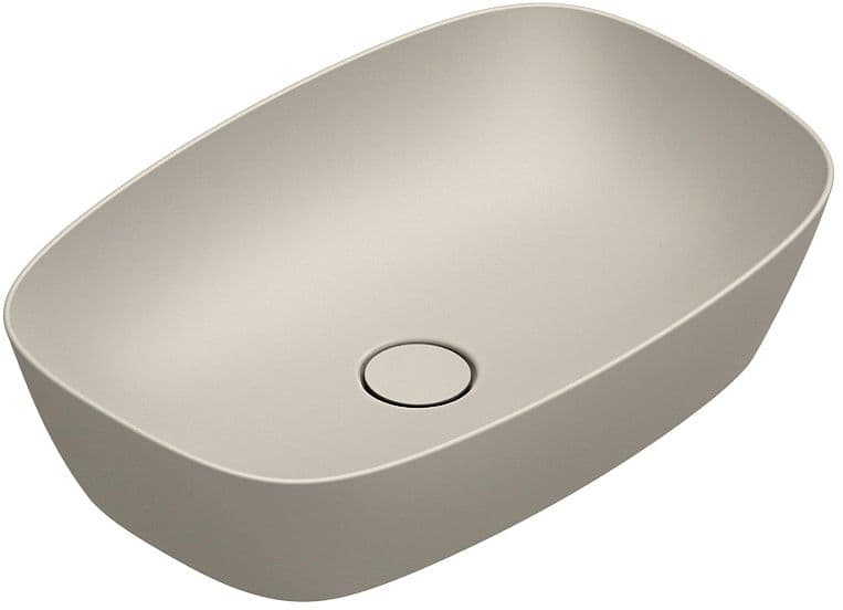 VASQUE A POSER ALVEA CATALANO CATAGLAZE+ 60X40 H14 SANS TROP-PLEIN SABBIA SATINATO