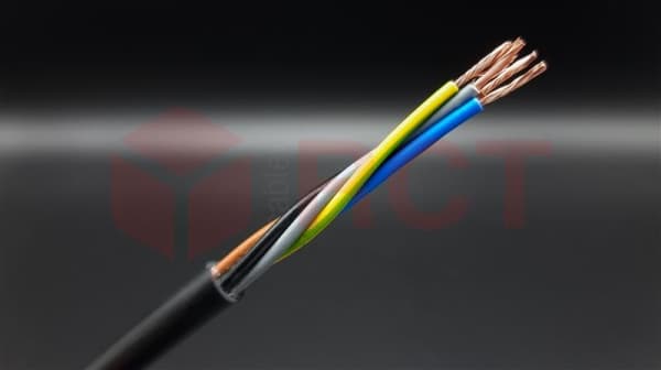 Vtmb 5 G 1.5 Noir (H05VV-F) en rouleau de 100m