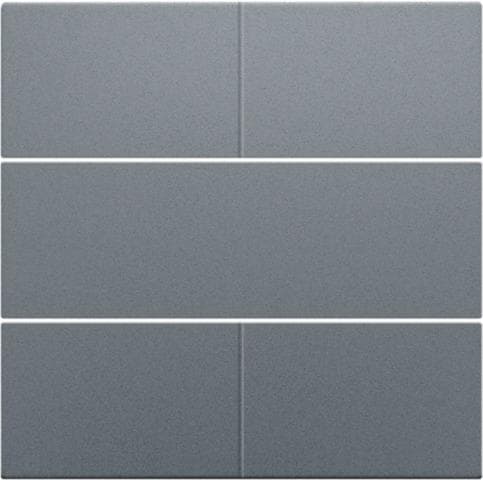Set de finition pour bouton - poussoir quadruple libre de potentiel 24V Alu Steel