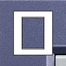 LivingLight - plaque rectangulaire 3 + 3 modules Club