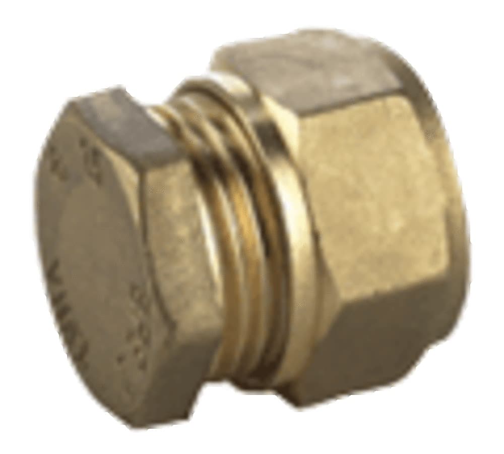 Bouchon biconique laiton alimentation tube cuivre 12 mm
